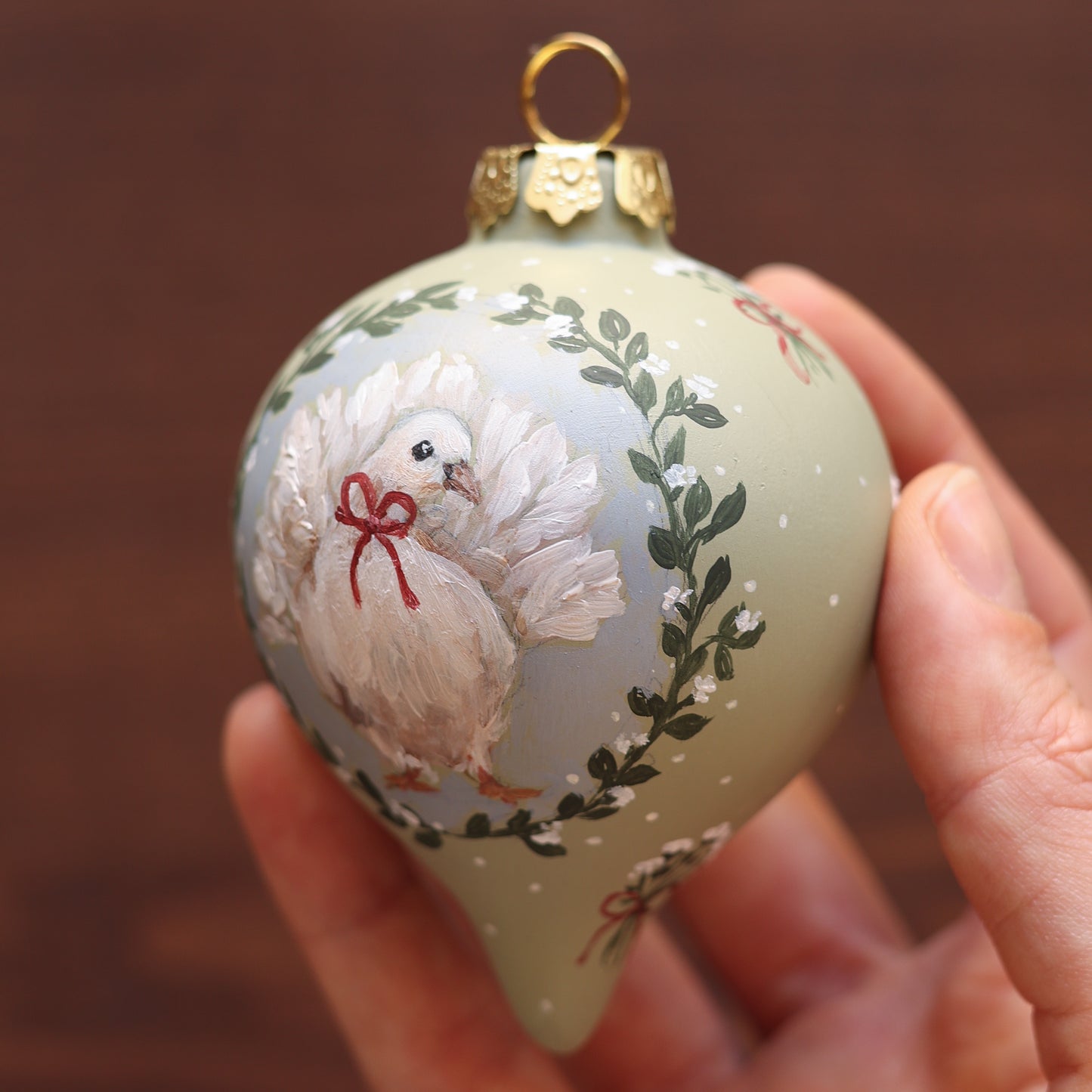 Ceramic Bauble - Dove