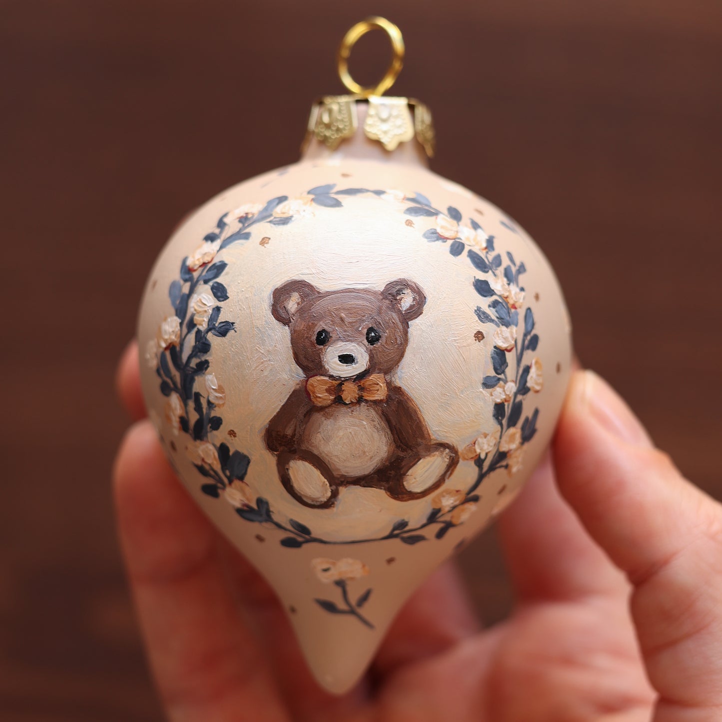 Ceramic Bauble - Teddy bear