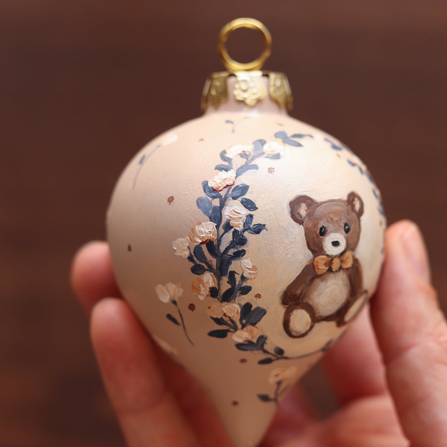 Ceramic Bauble - Teddy bear
