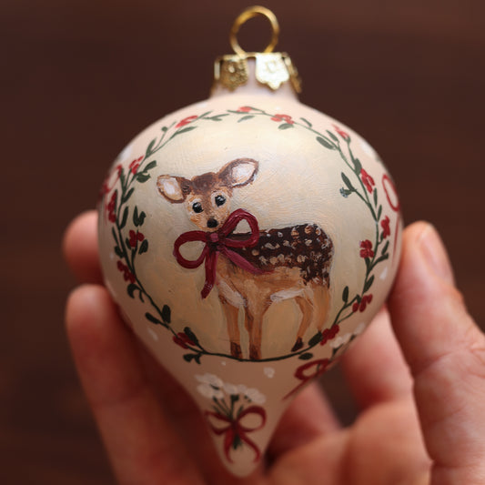 Ceramic Bauble - Little reindeer
