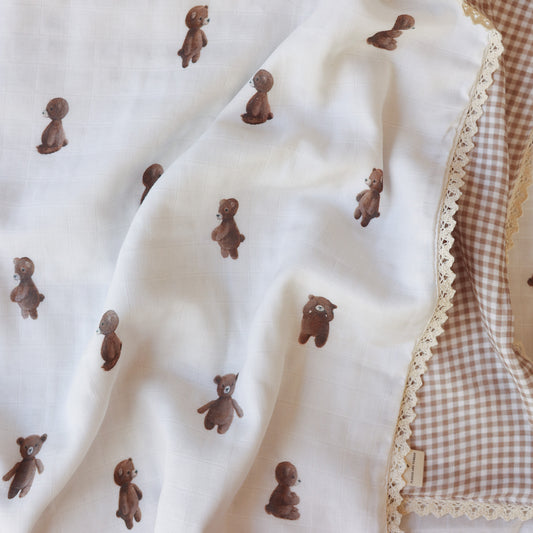 Baby Heirloom blanket - Teddy Bear