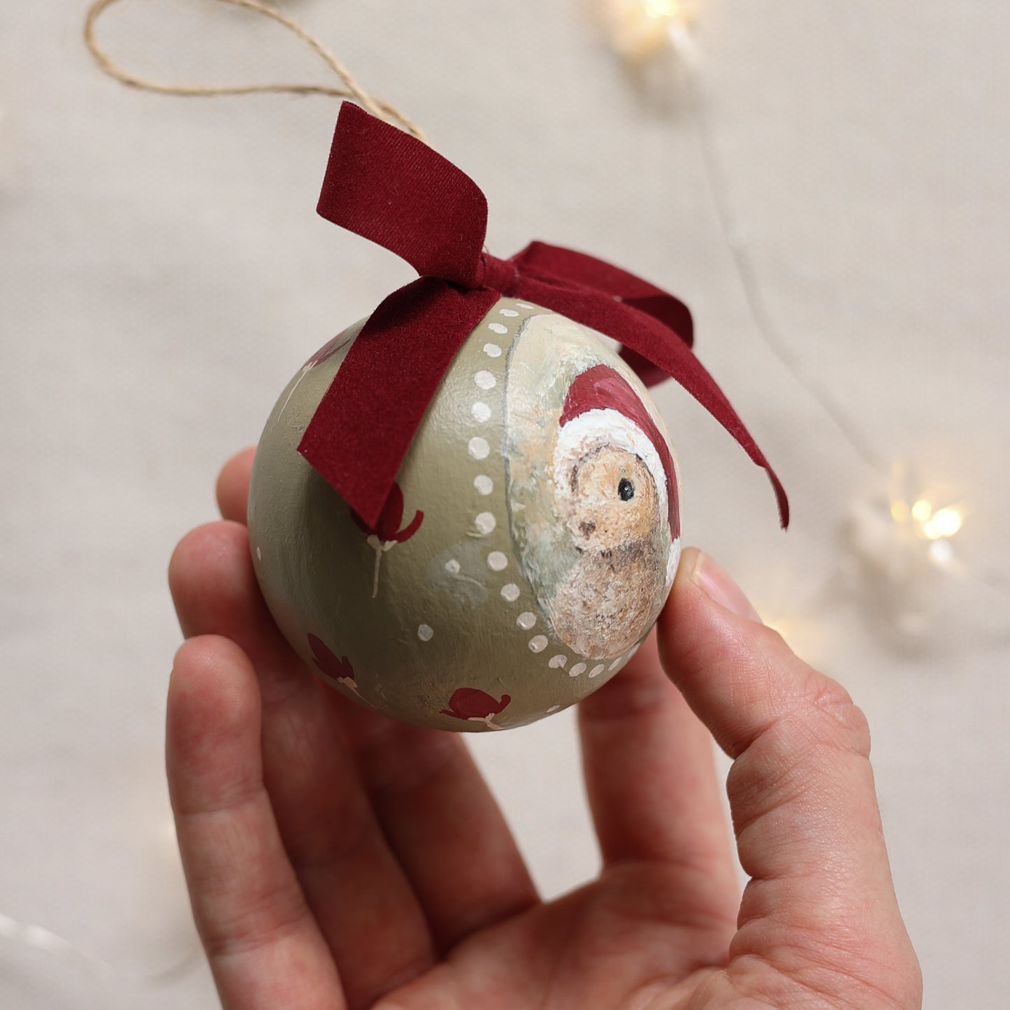 Bauble - Bunny with hat