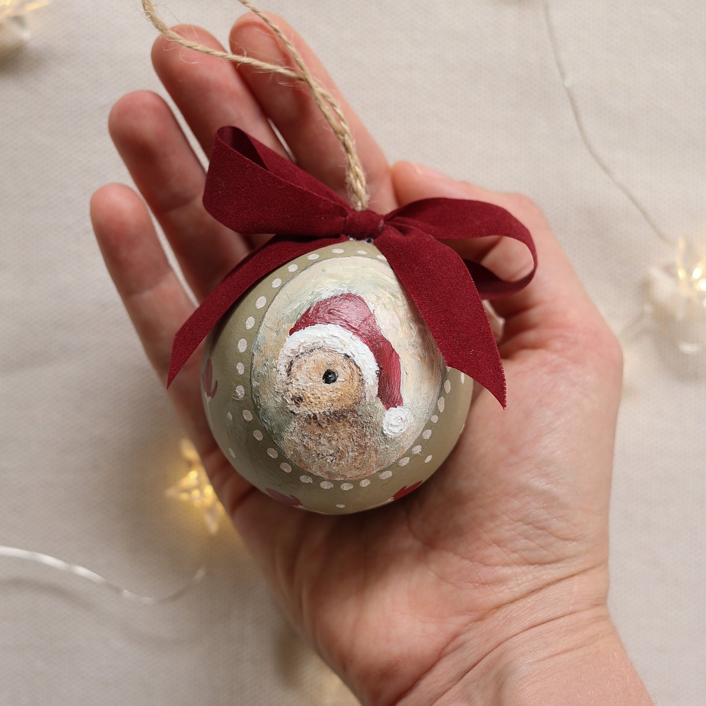 Bauble - Bunny with hat