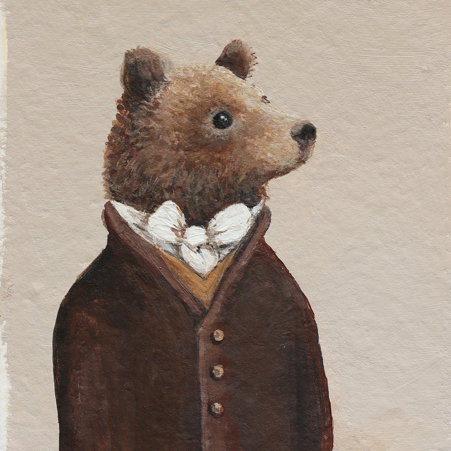 'Bear portrait' A5 original