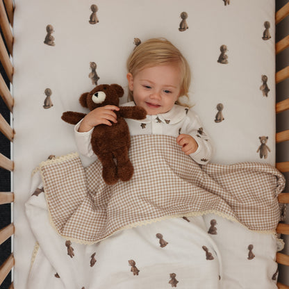 Cot sheet - Teddy Bear