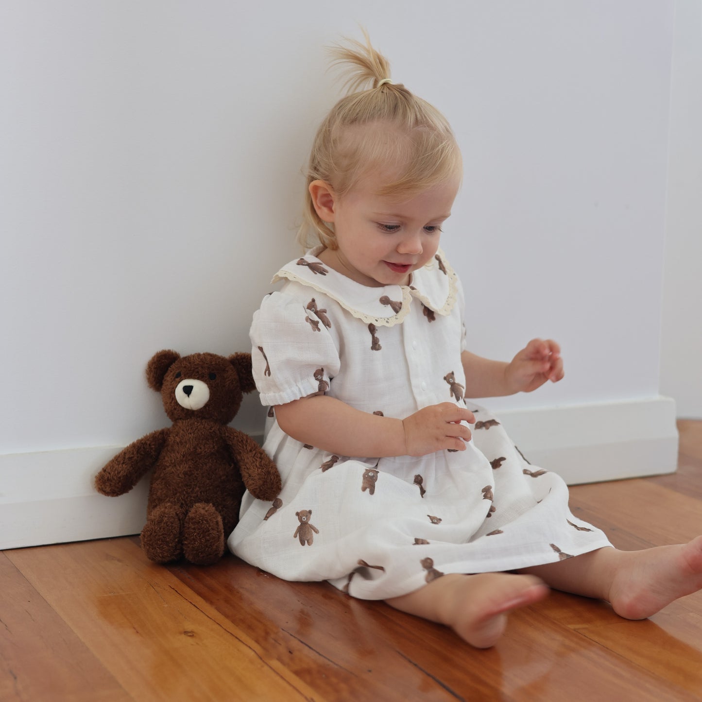 Teddy Bear dress - 3Y - Seconds