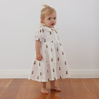 Teddy Bear dress - 3Y - Seconds