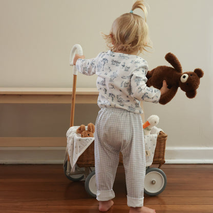 Pants - Blue Gingham