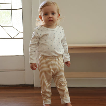 Pants - Mustard Stripe