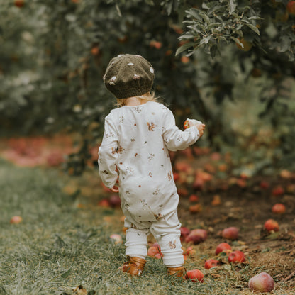 Cotton Babygrow - Squirrel
