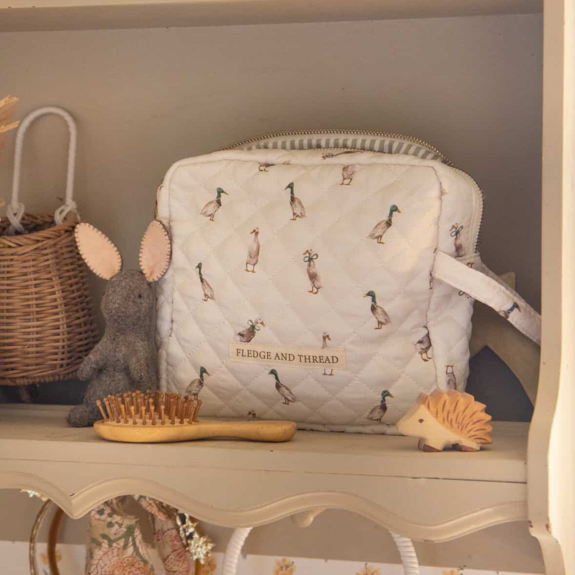 Quilted change bag - Duck - Seconds