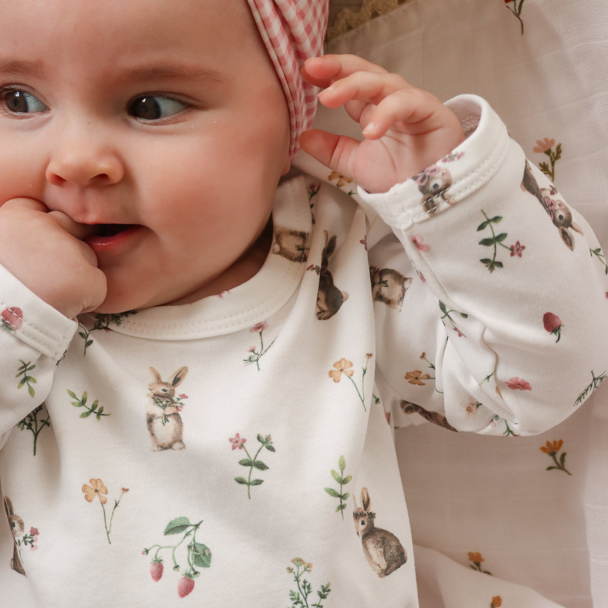 Long sleeve bodysuit - Flower Picking