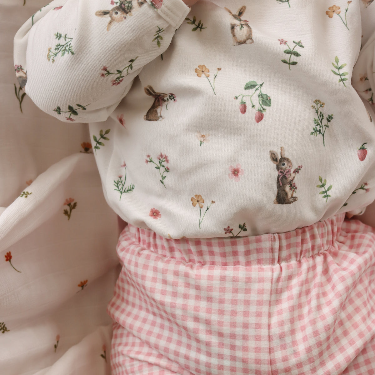 Pants - Pink Gingham