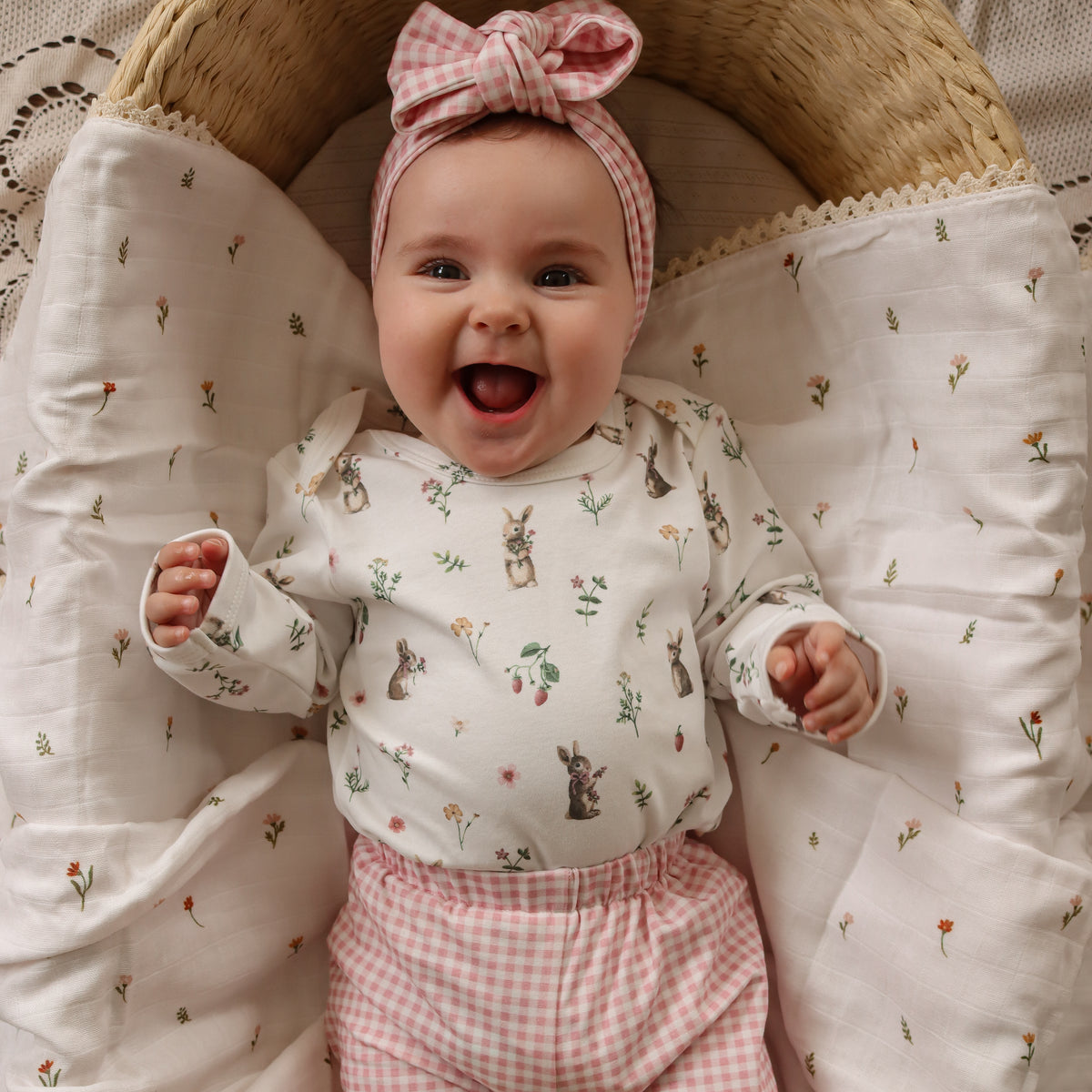 Long sleeve bodysuit - Flower Picking