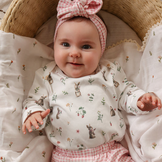 Long sleeve bodysuit - Flower Picking