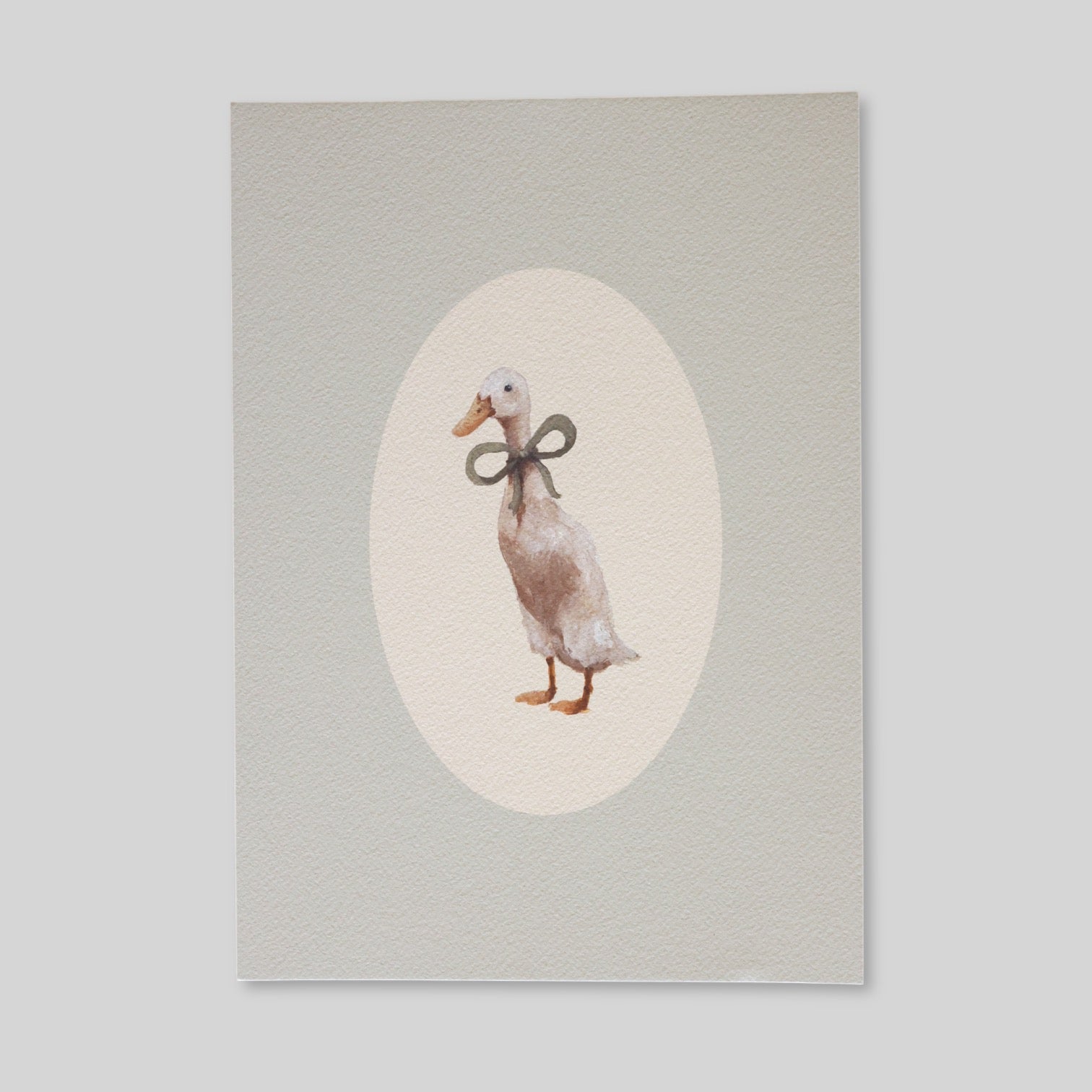 Wrapper Fledge 'Duck with Bow' print – Fledge and Thread