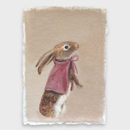 'Bunny with cape portrait' A5 original