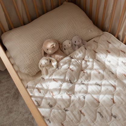 Quilted baby blanket - Bunny