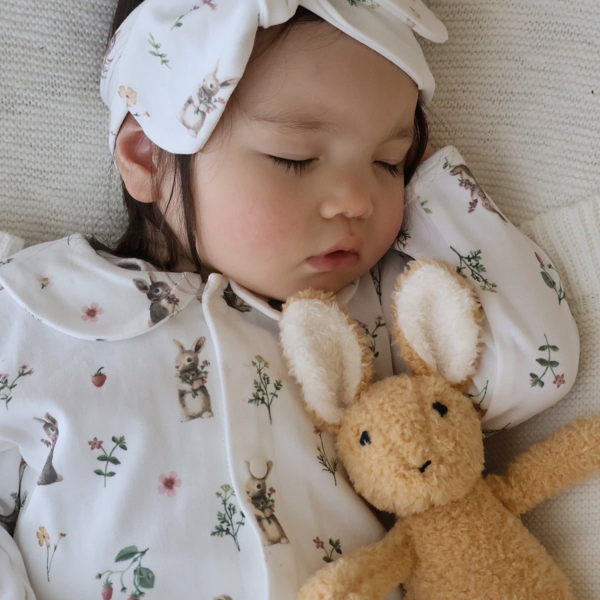Cotton Babygrow - Flower Picking