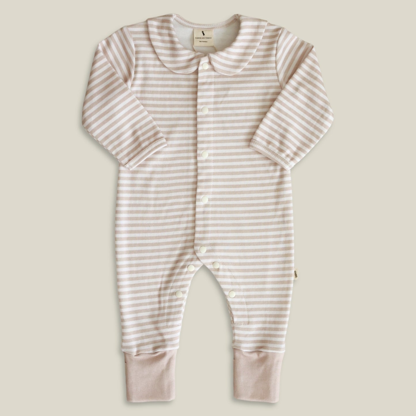 Sand stripe Babygrow