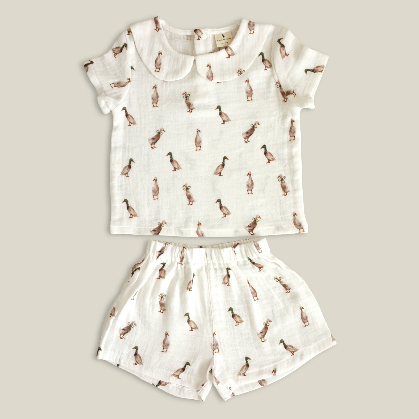 Shirt and Short set - Duck