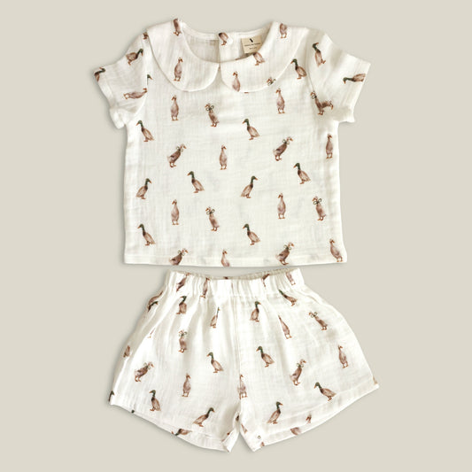 Shirt and Short set - Duck