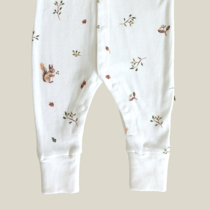 Cotton Babygrow - Squirrel