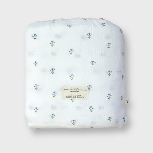 Sheet set - Blue Floral