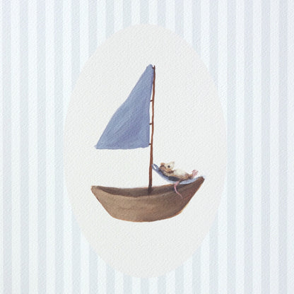 'Boating' print