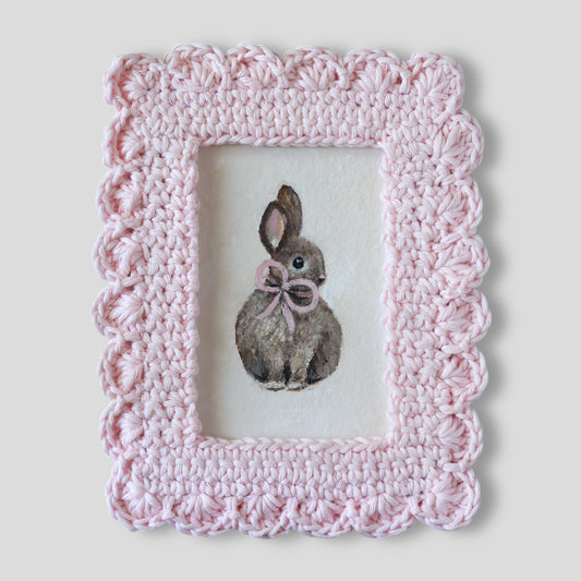 'Baby Pink Bunny' Original painting