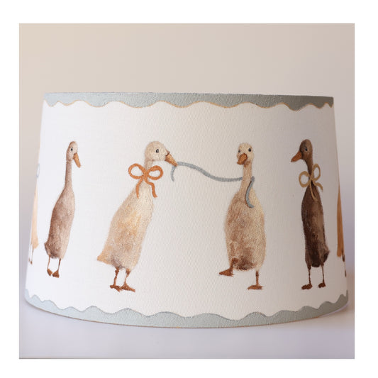Hand Painted Lampshade - Duck