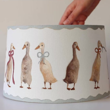 Hand Painted Lampshade - Duck