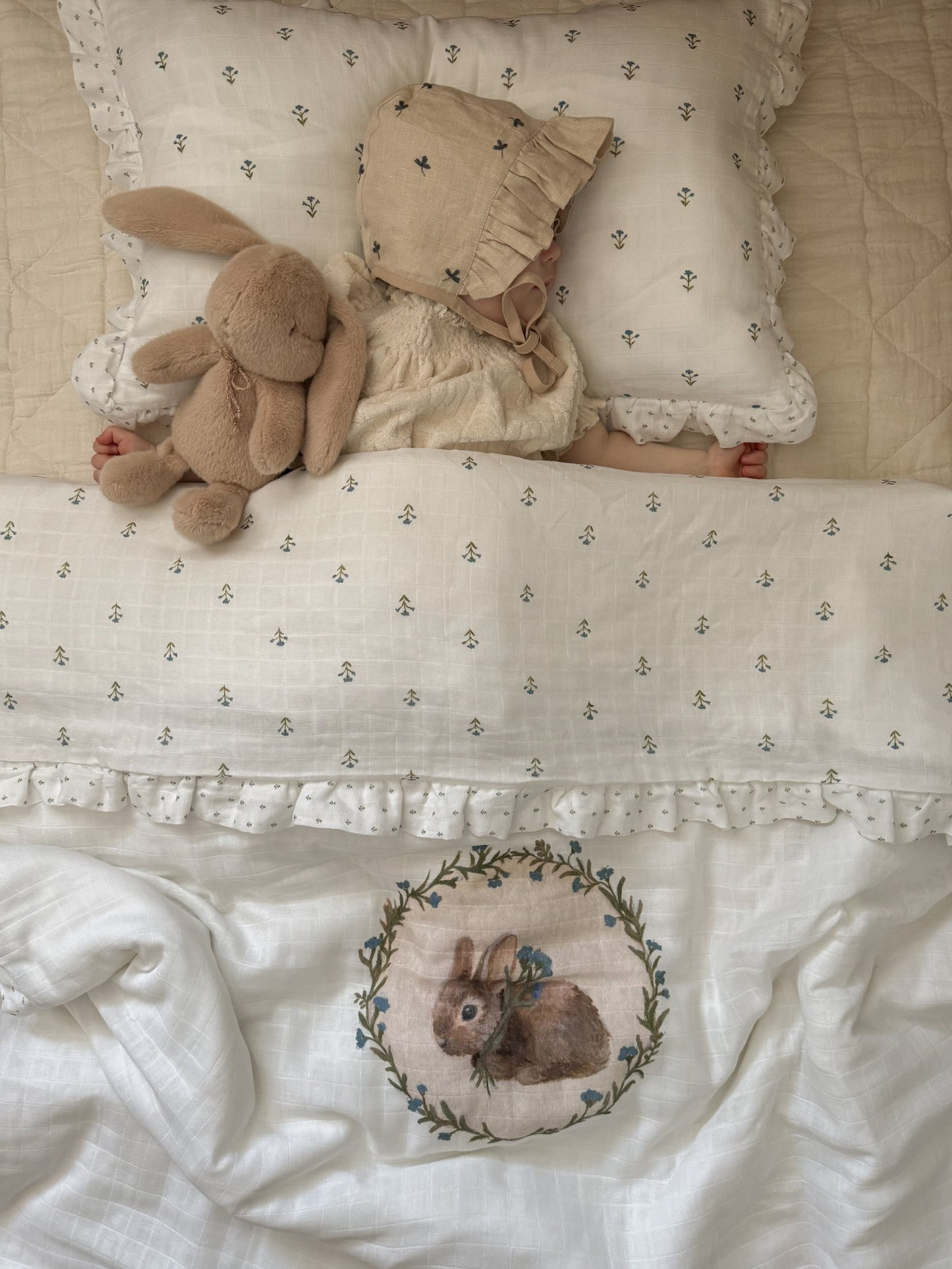 Bunny Quilt and Pillow set